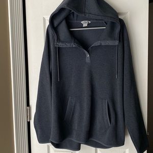 Ascend 3/4 button up fleece navy blue size XL